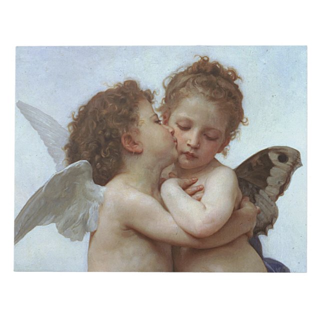 Bloco De Notas Alunos L'Amour et Psyche de Bouguereau (Cupido) (Frente)