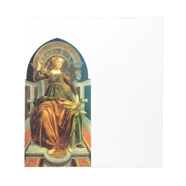 BLOCO DE NOTAS ALVAS DE RENASCIMENTO ANTIQUAS 14/TEMPERÂNCIA (Frente)