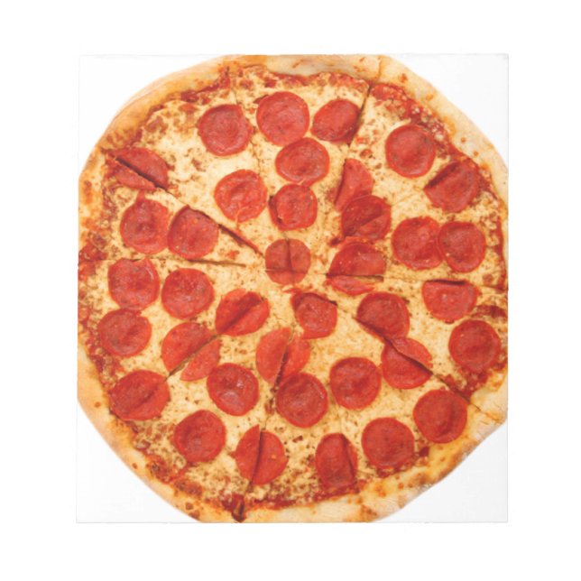 Bloco De Notas amante clássico de pizza (Frente)