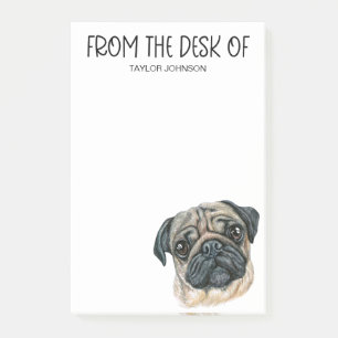 Bloco De Notas Amante de Pug