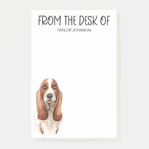 Bloco De Notas Amante do Basset Hound