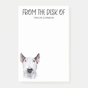 Bloco De Notas Amante do Bull Terrier