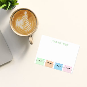 Bloco De Notas Amantes de Cat Personalizados Bonitos