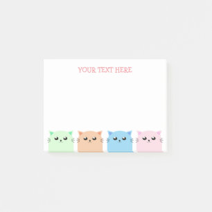 Bloco De Notas Amantes de Cat Personalizados Bonitos