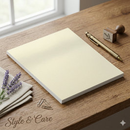 Bloco de Notas Amarelo 5.5 x 6 com Design Moderno 