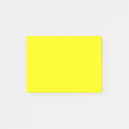 Bloco De Notas Amarelo Neon Cor Sólida