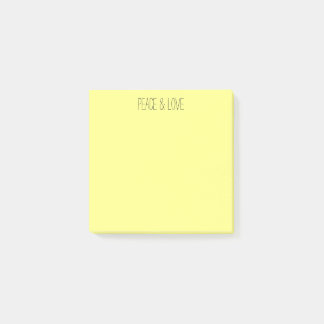 Bloco De Notas Amarelo pastel