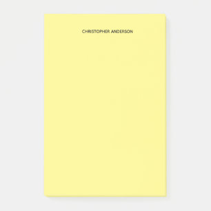 Bloco De Notas Amarelo personalizado