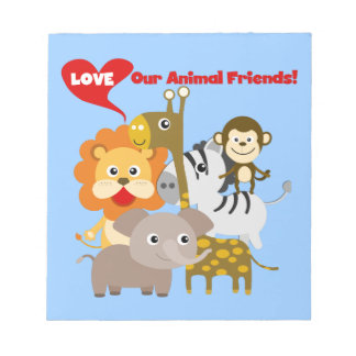 Bloco De Notas Ame nossos amigos animais