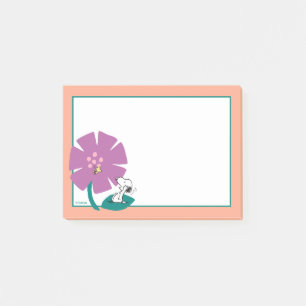 Bloco De Notas Amendoins   Ilustração da Natureza: Flor Roxo