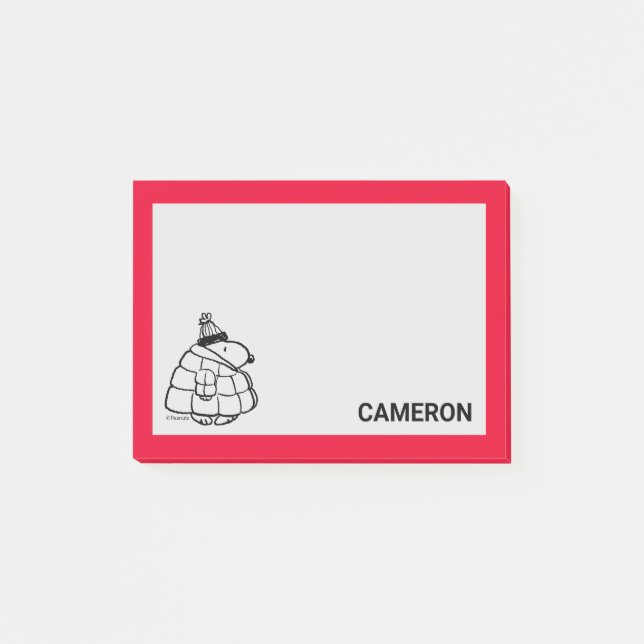 Bloco De Notas Amendoins | Quente e espumante | Adicione seu nome (Frente)