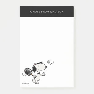 Bloco De Notas Amendoins Snoopy Plays Tênis