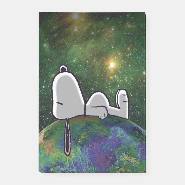 Bloco De Notas Amendoins | Snoopy Spacout (Frente)