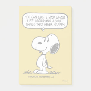 Bloco De Notas Amendoins Snoopy, você não aguenta sua vida inte