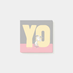 Bloco De Notas Amendoins   Snoopy YO Skateboard