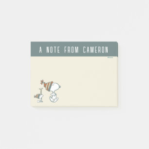 Bloco De Notas Amendoins   Triagem de Esqui de Snoopy & Woodstock