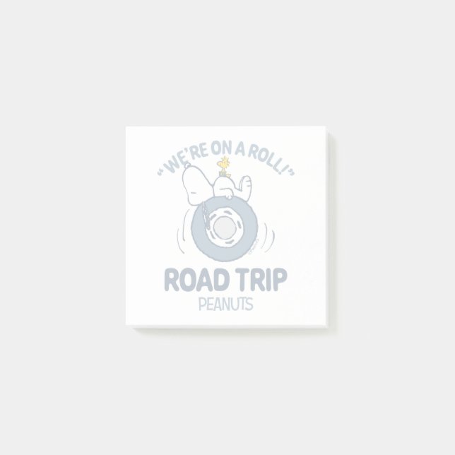 Bloco De Notas Amendoins | Triagem Rodoviária Snoopy & Woodstock (Frente)