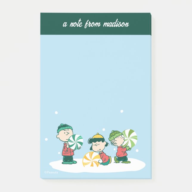 Bloco De Notas Amendoins | Um presente para você (Frente)