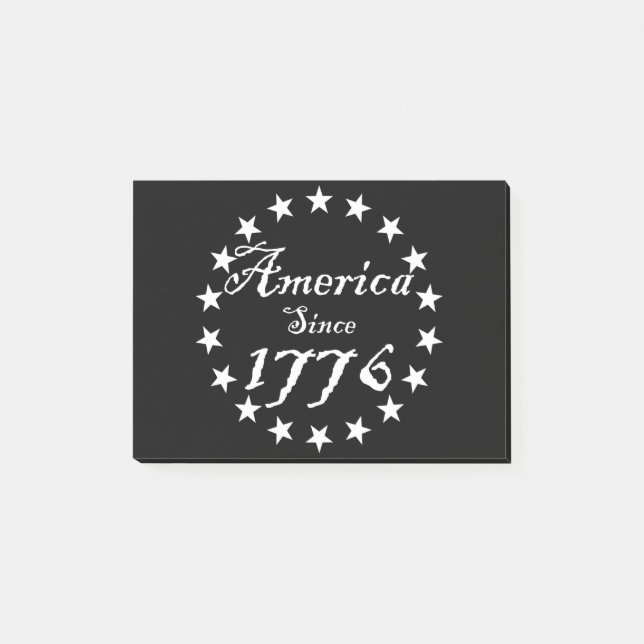 Bloco De Notas América desde 1776 (Frente)