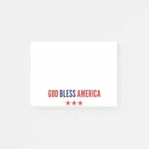 Bloco De Notas América deus abençoe