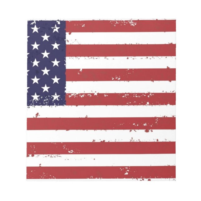 Bloco De Notas American Flag, EUA/EUA (Frente)