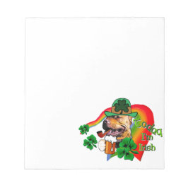 Bloco De Notas American Pit Bull Terrier St Patricks