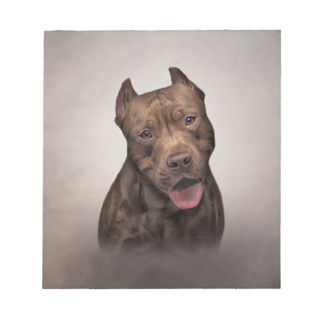 Bloco De Notas American Staffordshire Terrier (Frente)