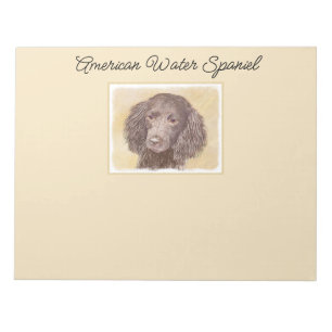 Bloco De Notas American Water Spaniel Painting - Arte Original de