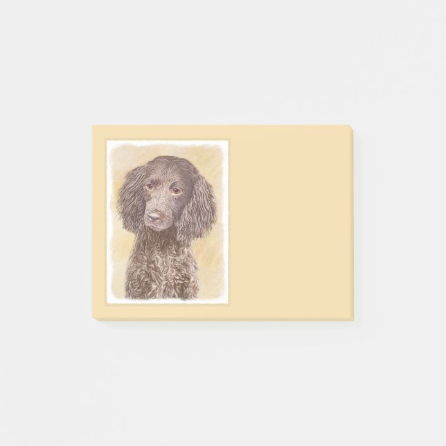 Bloco De Notas American Water Spaniel Painting - Arte Original de (Frente)