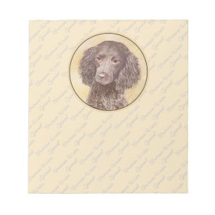 Bloco De Notas American Water Spaniel Painting - Arte Original de
