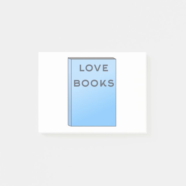 Bloco De Notas Amo livros (Frente)