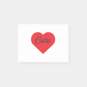 Bloco De Notas Amo o Cairo - Egito