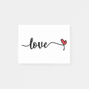 Bloco De Notas Amor Coração Romance