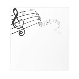 Bloco De Notas Amor da música
