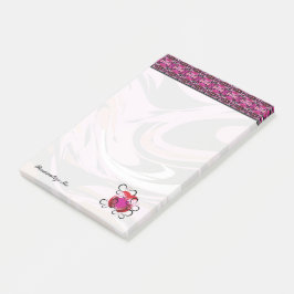 Bloco De Notas Amor de Borboleta | Batida do Amor Amor Abstrato