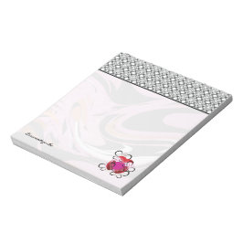 Bloco De Notas Amor de Borboleta | Batida do Amor Renda Preta 1