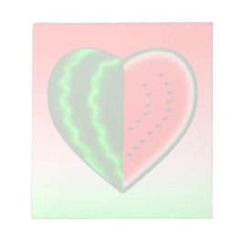 Bloco De Notas Amor de Melancia