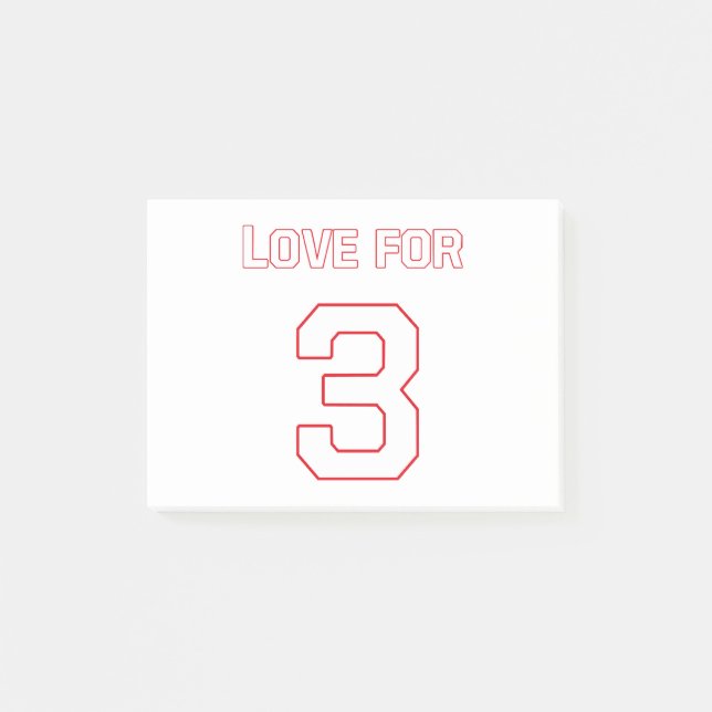 BLOCO DE NOTAS AMOR POR 3 (Frente)