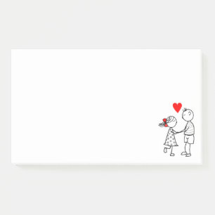 Bloco De Notas Amor - Romântico - Casal bonito - Adicionar nome