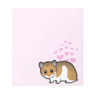 Bloco De Notas Amor sírio do hamster