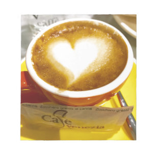 Bloco De Notas Amoreccino mim café do italiano do coração