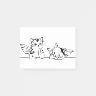 Bloco De Notas Angel Cat Bord Natal