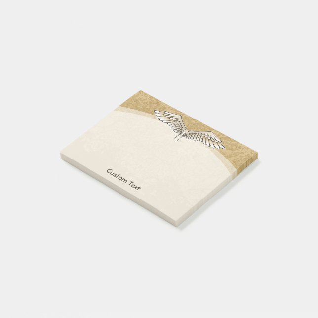 Bloco De Notas Angel Wings Beige (Inclinado)