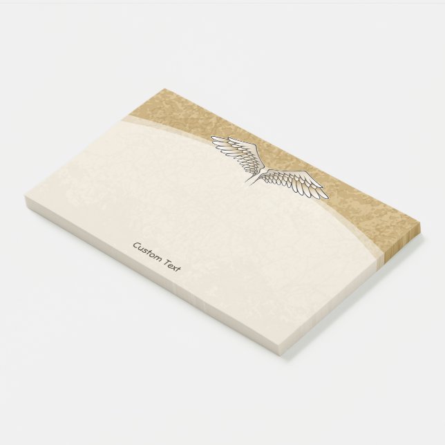 Bloco De Notas Angel Wings Beige (Inclinado)