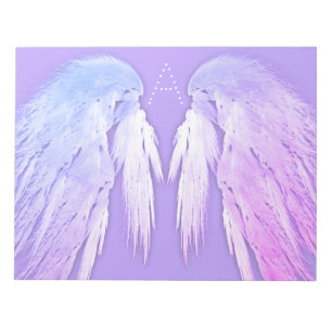 Bloco De Notas ANGEL WINGS Fairy Purple Monograma