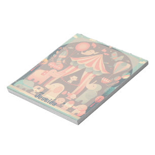 Bloco De Notas Animais de circo cubanos personalizados