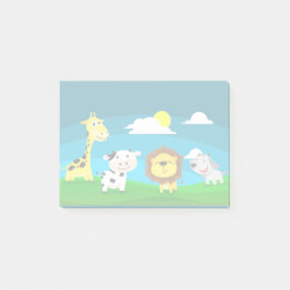 Bloco De Notas Animais de desenho animado