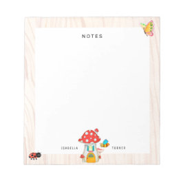 Bloco De Notas Animais De Floresta De Algodão De Linho Farejado E