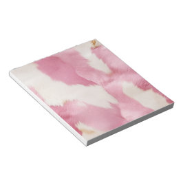 Bloco De Notas Animal Dourado branco-rosado-rosado