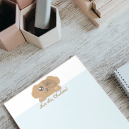 Bloco De Notas Animal Kawaii Personalizado - Cão